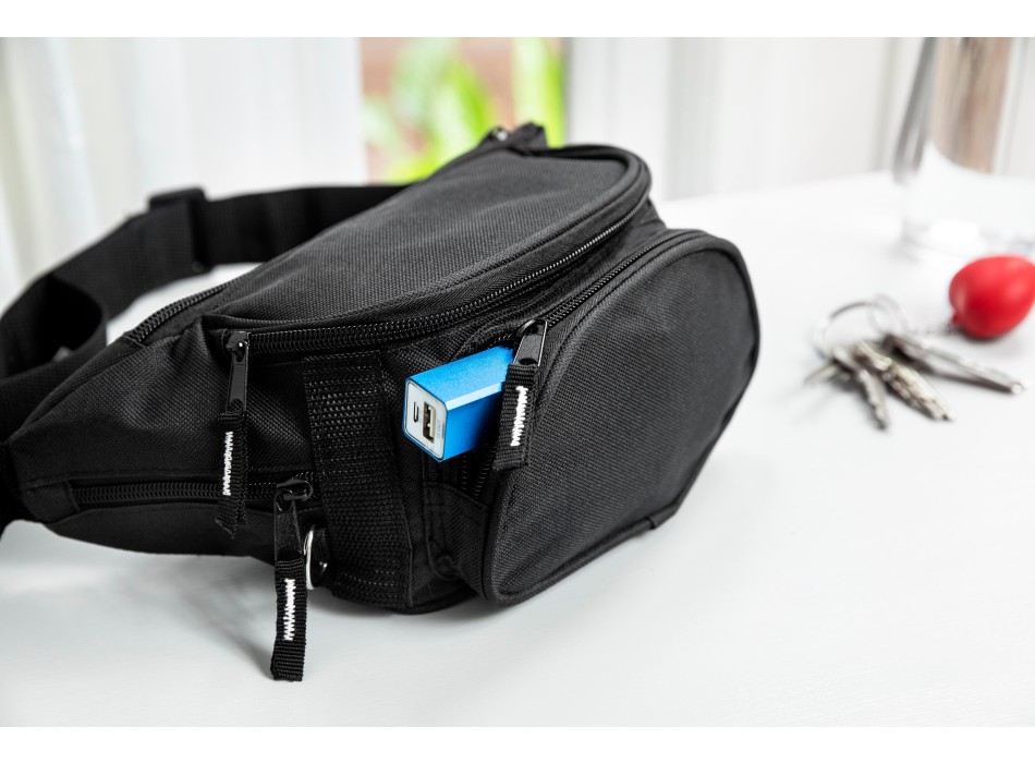 Polyester (600D) waist bag Amari FullGadgets.com
