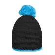 Pompon Hat with Contrast Stripe FullGadgets.com