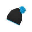 Pompon Hat with Contrast Stripe FullGadgets.com