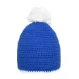 Pompon Hat with Contrast Stripe FullGadgets.com