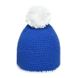 Pompon Hat with Contrast Stripe FullGadgets.com