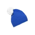 Pompon Hat with Contrast Stripe FullGadgets.com