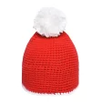 Pompon Hat with Contrast Stripe FullGadgets.com