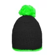 Pompon Hat with Contrast Stripe FullGadgets.com