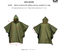 Poncho In Pvc Senza Goffratura Personalizzabile (Inserito In Bustina Tascabile)