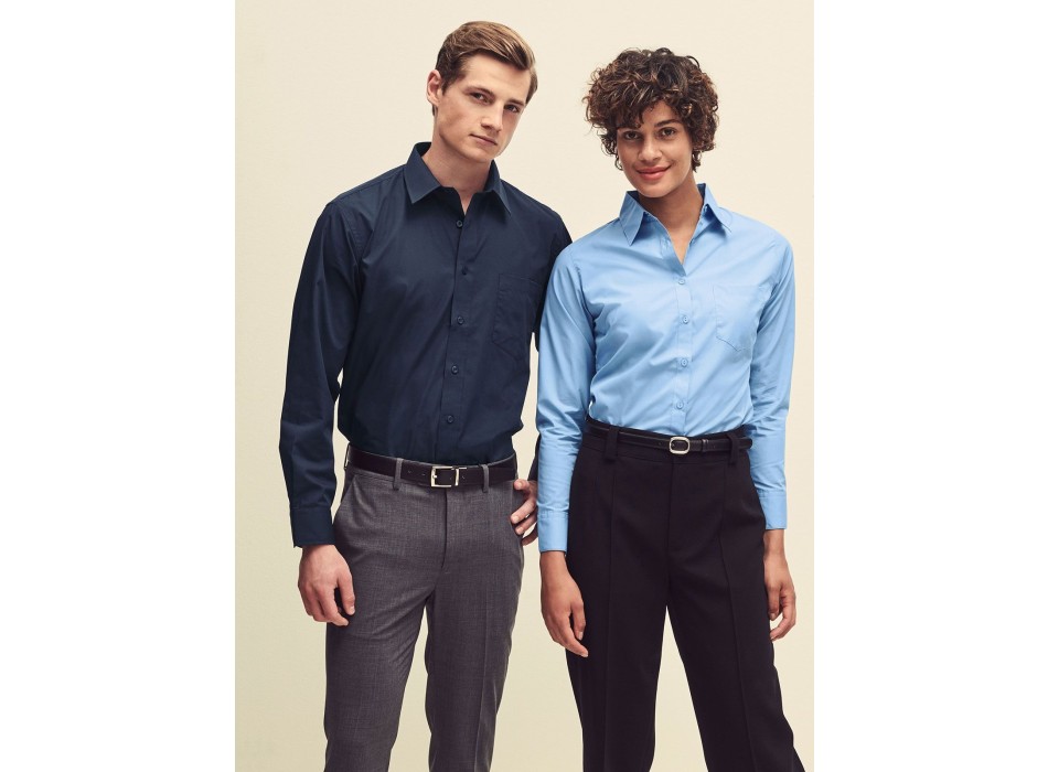 Poplin Shirt Long Sleeve FullGadgets.com