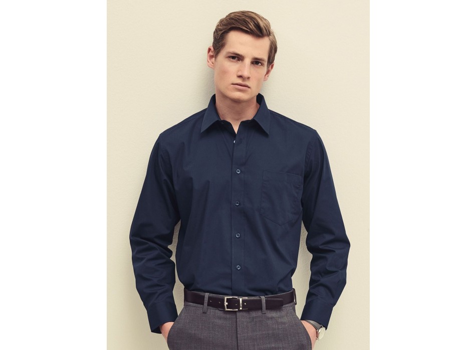 Poplin Shirt Long Sleeve FullGadgets.com