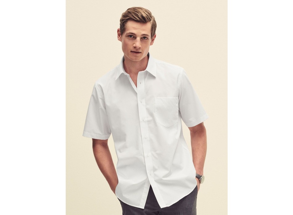 Poplin Shirt Short Sleeve FullGadgets.com