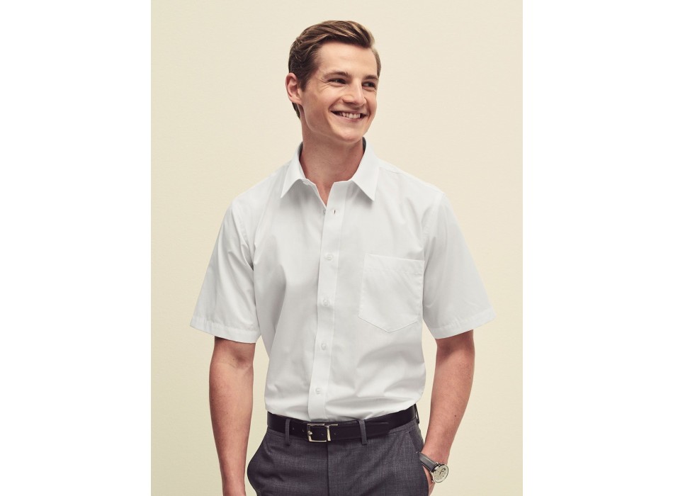 Poplin Shirt Short Sleeve FullGadgets.com