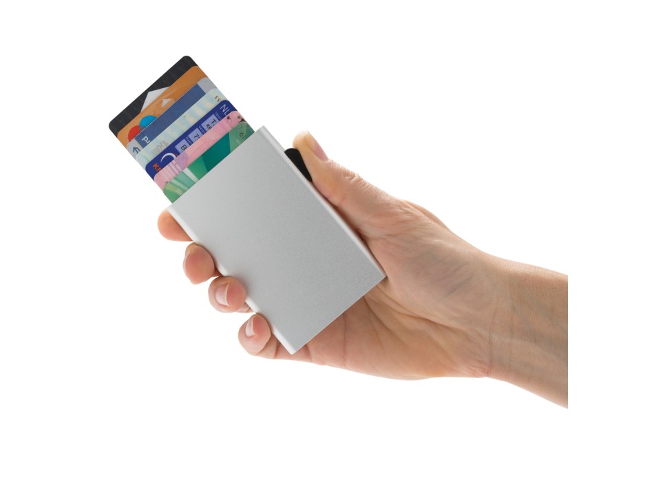 Porta carte di credito RFID in alluminio C-Secure FullGadgets.com