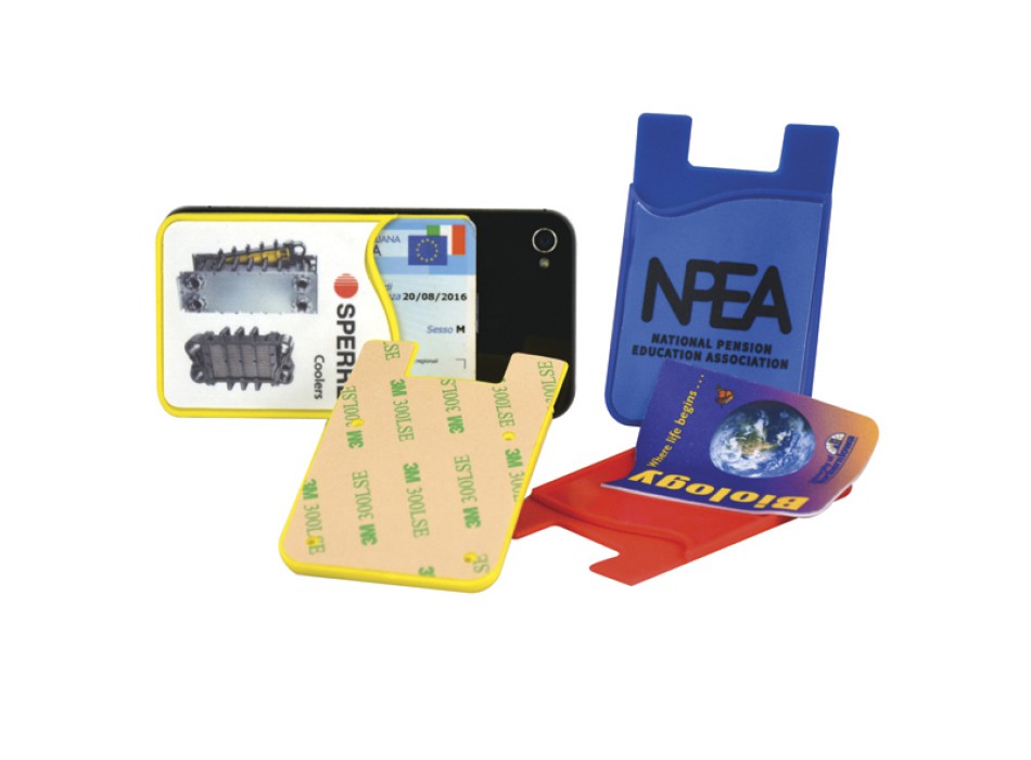 Porta carte in silicone con cleaner FullGadgets.com