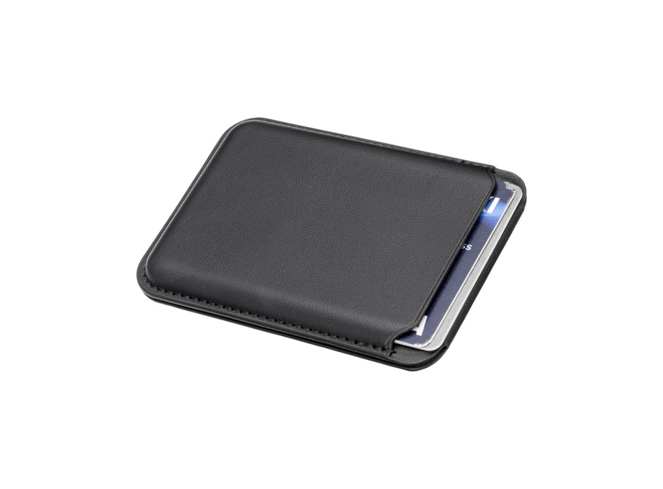 Porta carte magnetico in soft PU. Con stand porta cellulare FullGadgets.com