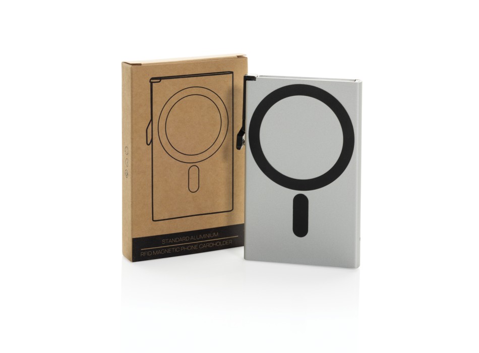 Porta carte magnetico RFID in alluminio per smartphone FullGadgets.com