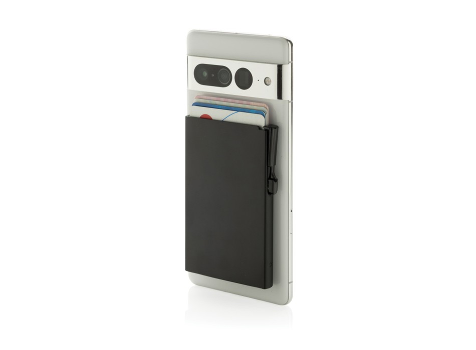 Porta carte magnetico RFID in alluminio per smartphone FullGadgets.com