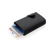 Porta carte RFID in alluminio con portafogli in PU FullGadgets.com