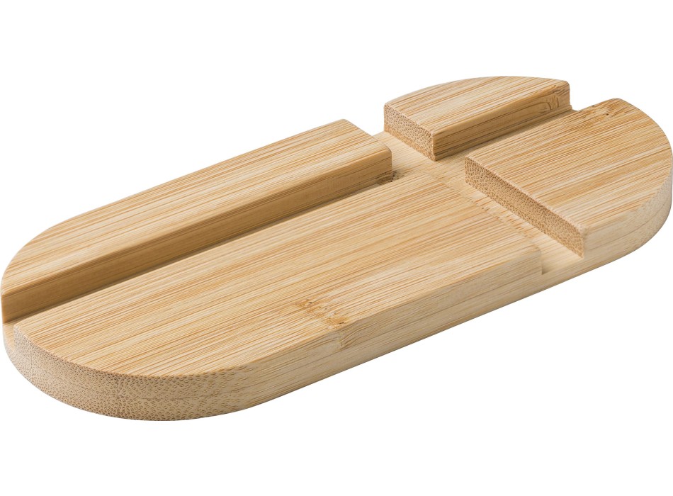 Porta cellulare e tablet in bambù Eamon FullGadgets.com