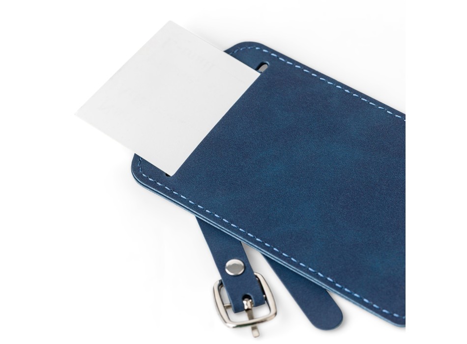 Porta passaporto ed etichetta bagagli in PU riciclato Zani FullGadgets.com