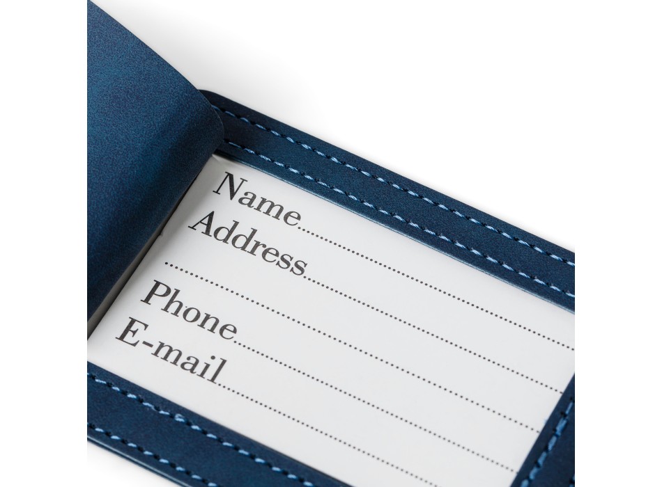 Porta passaporto ed etichetta bagagli in PU riciclato Zani FullGadgets.com