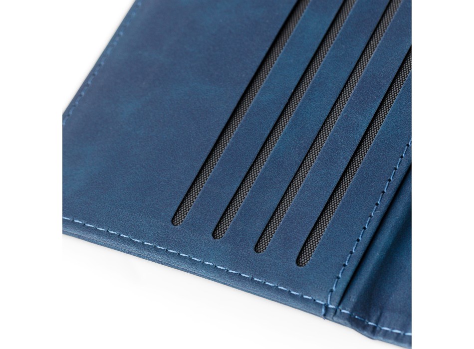 Porta passaporto ed etichetta bagagli in PU riciclato Zani FullGadgets.com