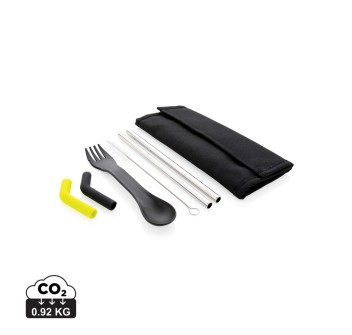 Porta posate e cannucce 2 pezzi Tierra FullGadgets.com