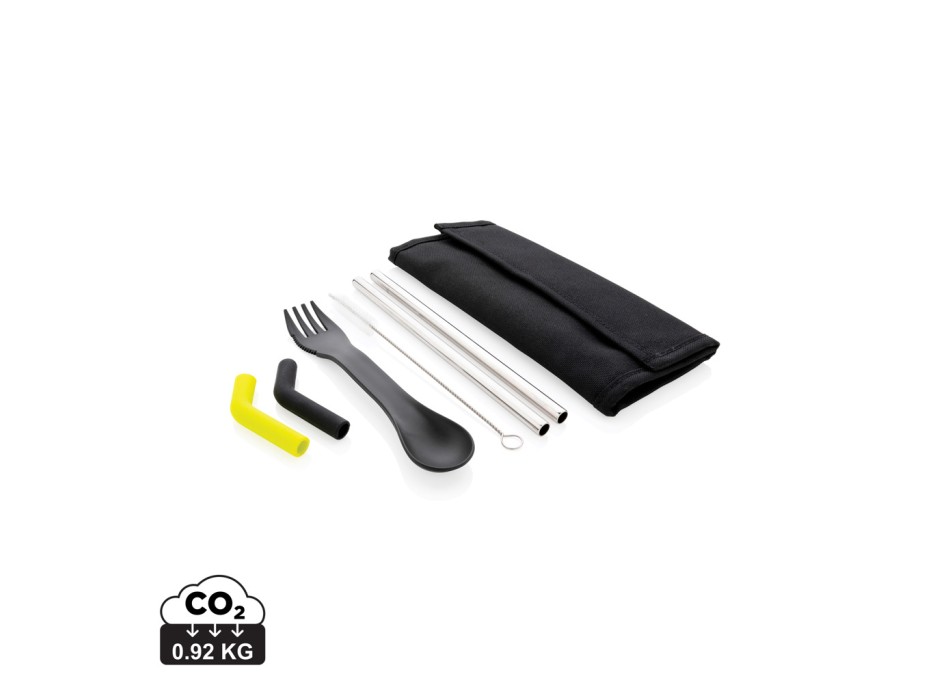 Porta posate e cannucce 2 pezzi Tierra FullGadgets.com