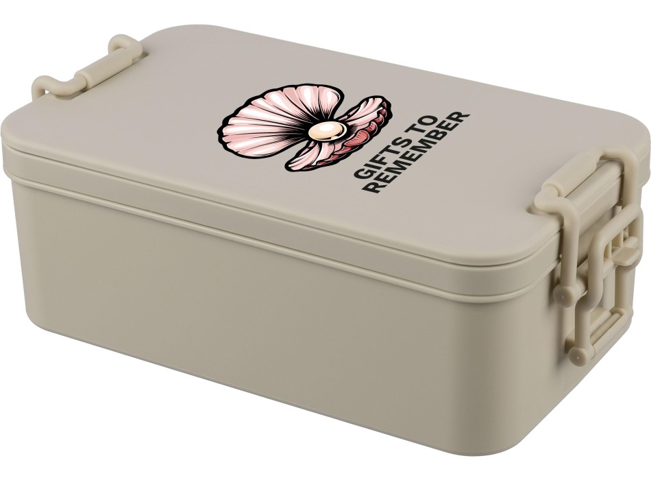 Porta pranzo in PP a due scomparti capacità 2.200 ml Siena FullGadgets.com