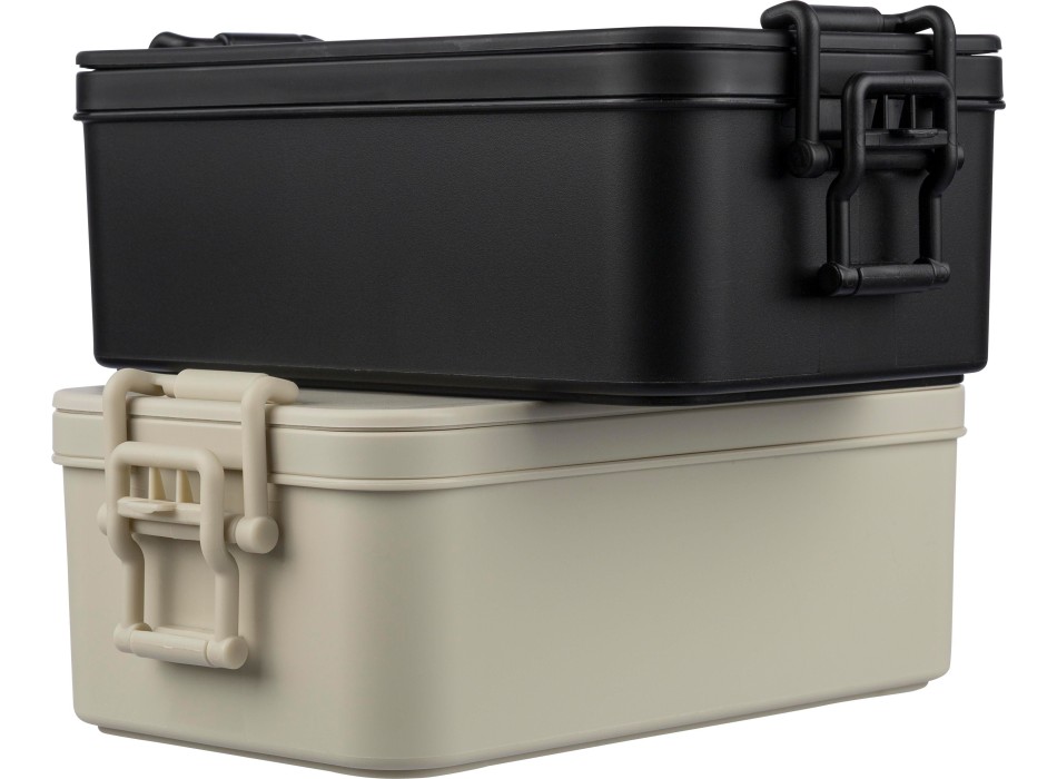 Porta pranzo in PP a due scomparti capacità 2.200 ml Siena FullGadgets.com