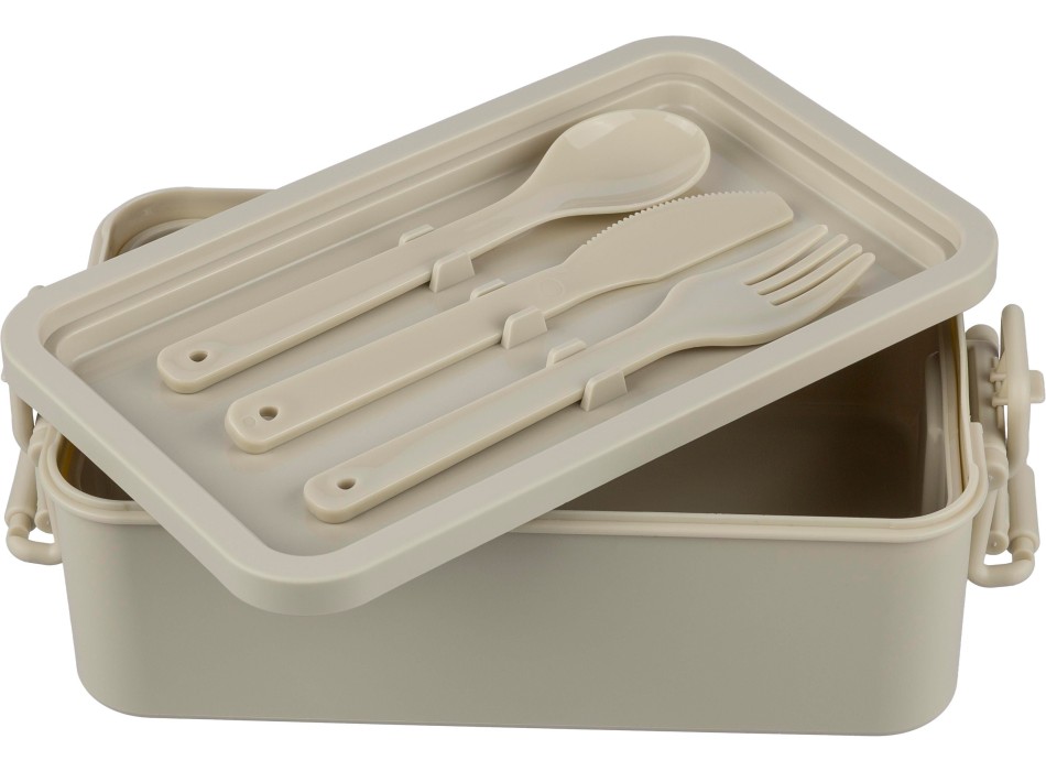 Porta pranzo in PP a due scomparti capacità 2.200 ml Siena FullGadgets.com