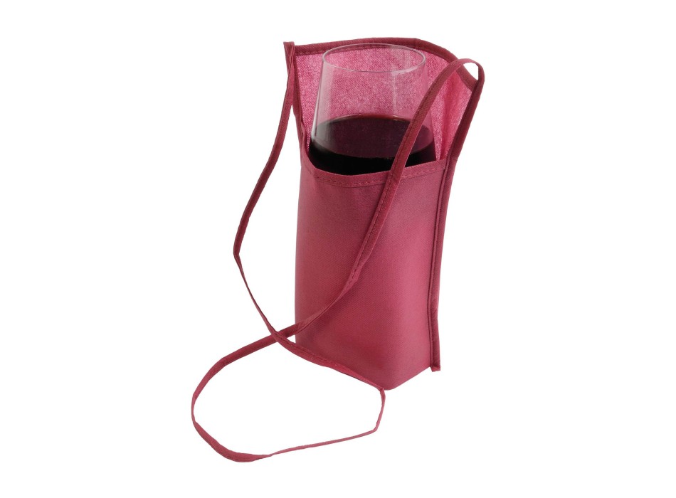 Portabicchiere da degustazione da collo in TNT con tracolla 90 cm FullGadgets.com
