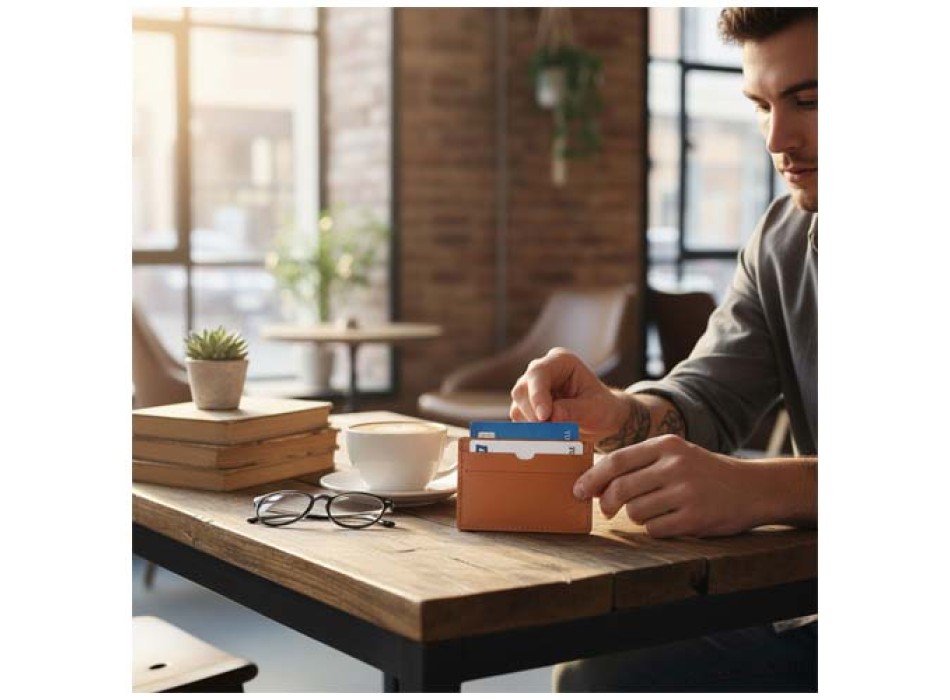 Portacarte in pelle riciclata Cittadino Verde Tintin FullGadgets.com