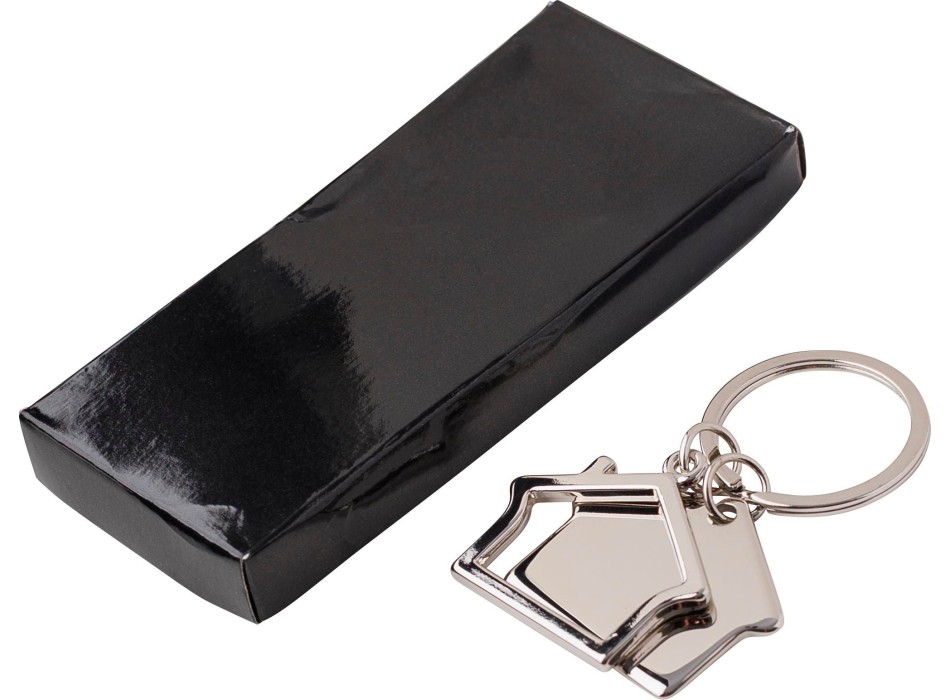 Portachiavi a forma di casa, in lega di zinco Amaro FullGadgets.com