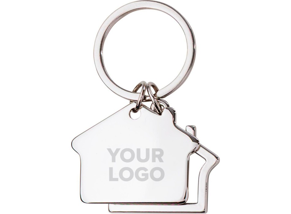 Portachiavi a forma di casa, in lega di zinco Amaro FullGadgets.com