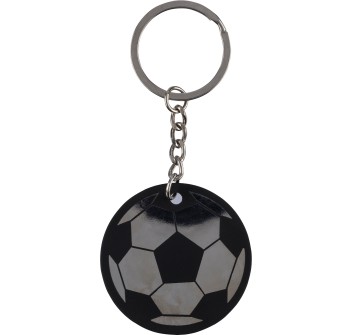 Portachiavi a forma pallone da calcio in acciaio inox riciclato Ciro FullGadgets.com