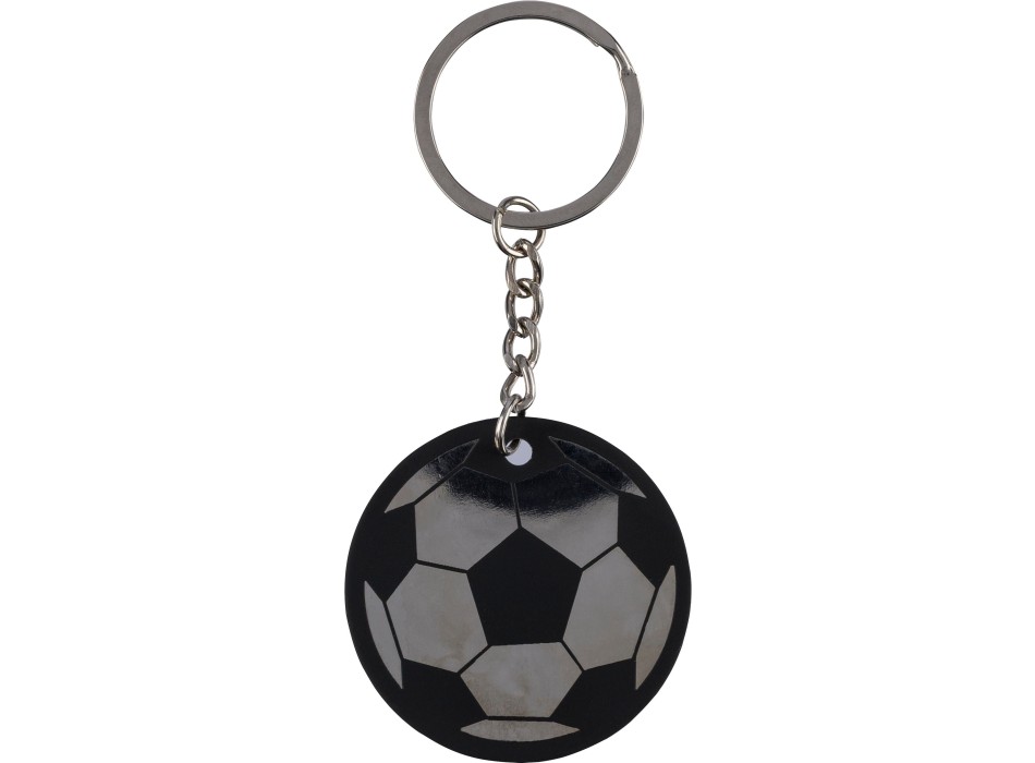 Portachiavi a forma pallone da calcio in acciaio inox riciclato Ciro FullGadgets.com