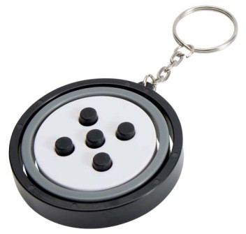 Portachiavi antistress con giroscopio in plastica riciclata Spinx FullGadgets.com