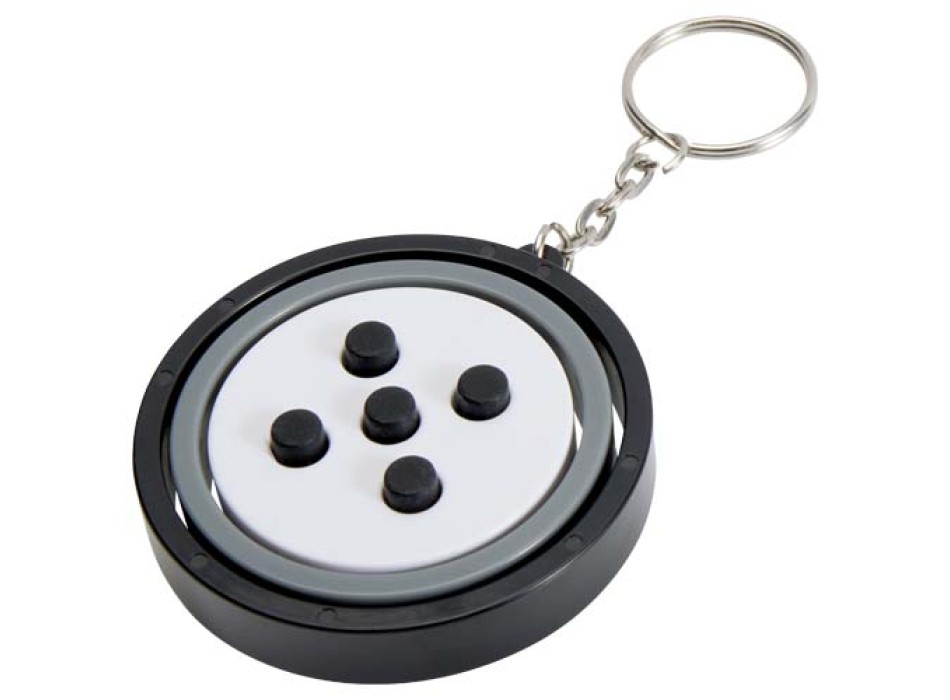 Portachiavi antistress con giroscopio in plastica riciclata Spinx FullGadgets.com