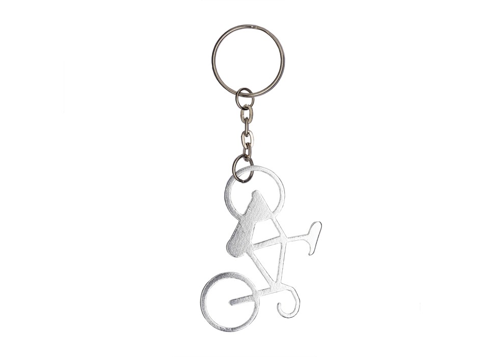 Portachiavi bicicletta in alluminio. Apribottiglie FullGadgets.com