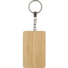 Portachiavi con cavi per la ricarica in bambù Bianca FullGadgets.com