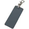 Portachiavi con charm a forma rettangolare in materiale riciclato certificato GRS Resi Plus FullGadgets.com