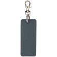 Portachiavi con charm a forma rettangolare in materiale riciclato certificato GRS Resi Plus FullGadgets.com