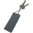 Portachiavi con charm a forma rettangolare in materiale riciclato certificato GRS Resi Plus FullGadgets.com