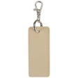 Portachiavi con charm a forma rettangolare in materiale riciclato certificato GRS Resi Plus FullGadgets.com