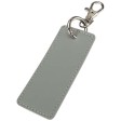 Portachiavi con charm a forma rettangolare in materiale riciclato certificato GRS Resi Plus FullGadgets.com