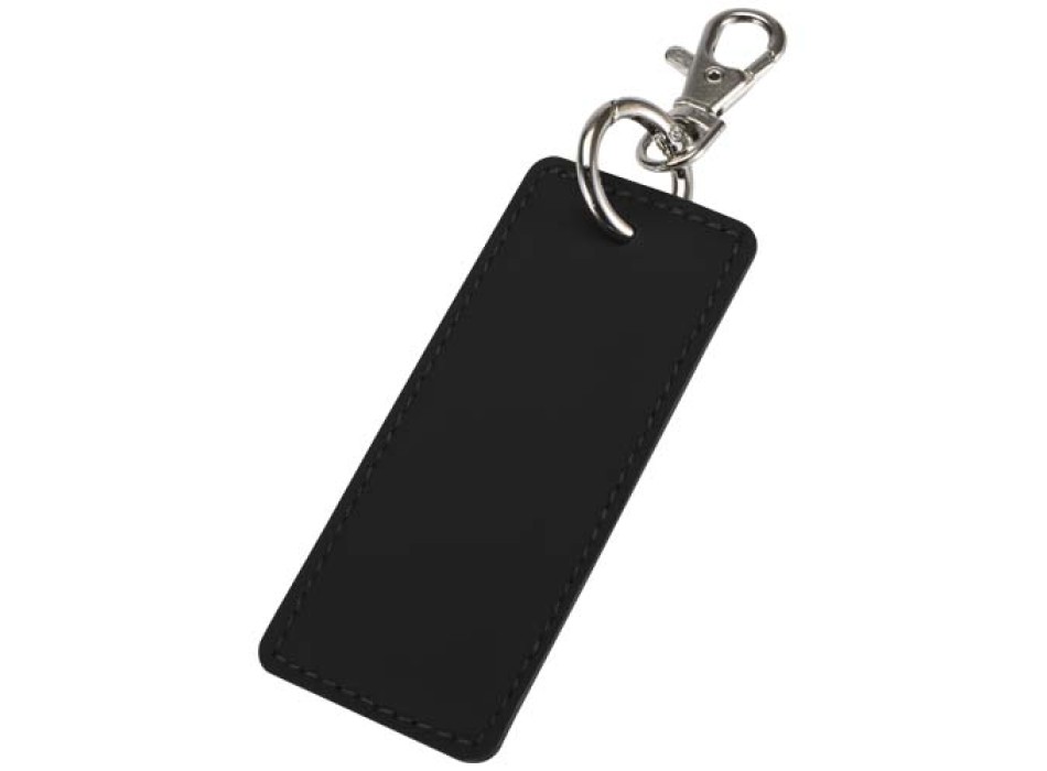 Portachiavi con charm a forma rettangolare in materiale riciclato certificato GRS Resi Plus FullGadgets.com