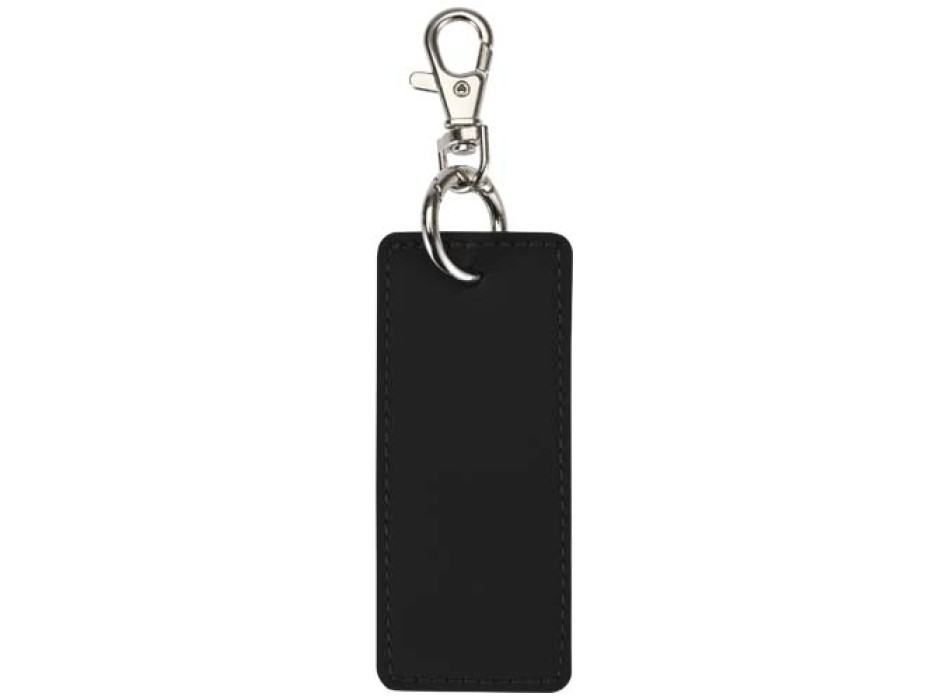 Portachiavi con charm a forma rettangolare in materiale riciclato certificato GRS Resi Plus FullGadgets.com