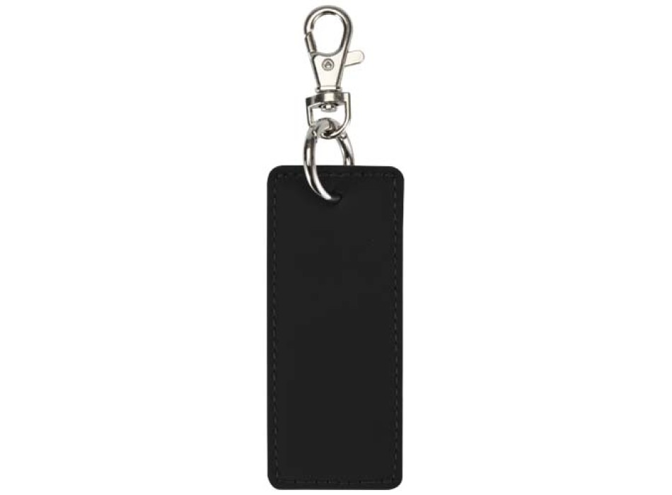 Portachiavi con charm a forma rettangolare in materiale riciclato certificato GRS Resi Plus FullGadgets.com