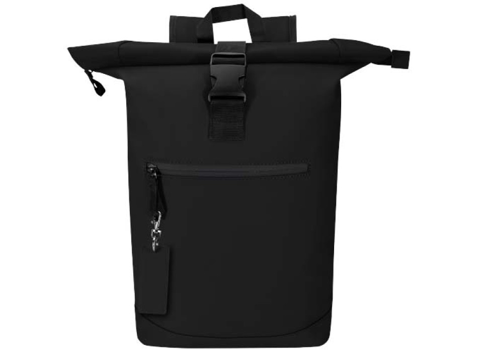 Portachiavi con charm a forma rettangolare in materiale riciclato certificato GRS Resi Plus FullGadgets.com