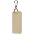 Portachiavi con charm a forma rettangolare in materiale riciclato certificato GRS Resi Plus FullGadgets.com