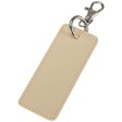 Portachiavi con charm a forma rettangolare in materiale riciclato certificato GRS Resi Plus FullGadgets.com