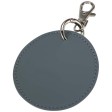 Portachiavi con charm a forma rotonda in materiale riciclato certificato GRS Resi Plus  FullGadgets.com